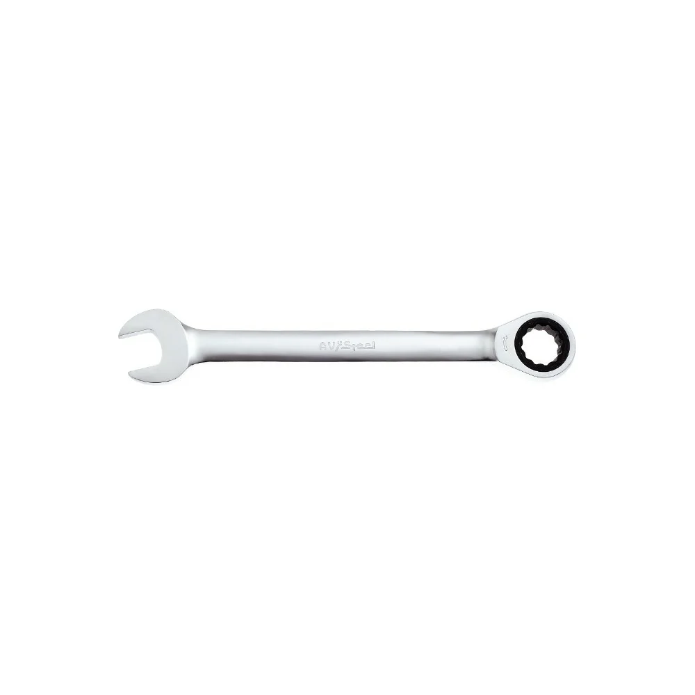 Комбинированный трещоточный ключ AV Steel AV-315027