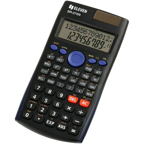 Калькулятор ELEVEN SR-270N, 10+2-разрядный, черный