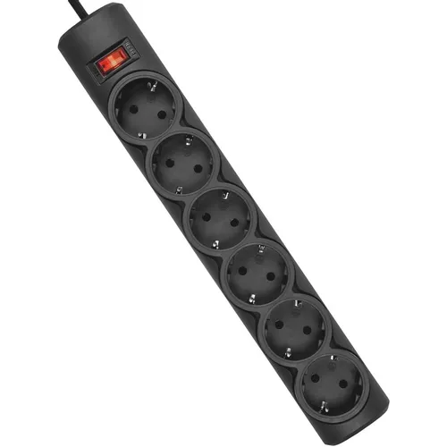 Сетевой фильтр Defender DFS 153, 3м, черный [99495]