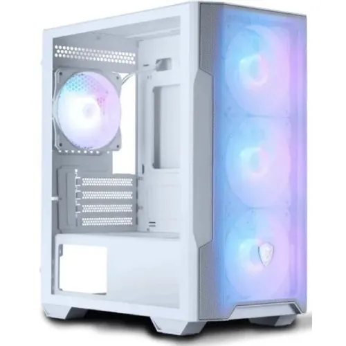 Корпус mATX MSI MAG Forge M100R, Mini-Tower, без БП, белый [306-7g20w21-hh9]