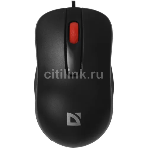 Мышь проводная Defender Point MM-756, оптическая, USB, 1000dpi, черный [52756]