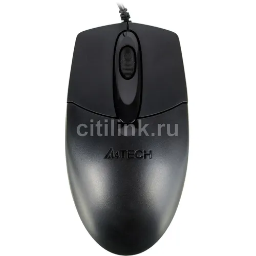 Мышь проводная A4TECH OP-720, оптическая, PS/2,, 1000dpi, черный [op-720 ps2 (black)]
