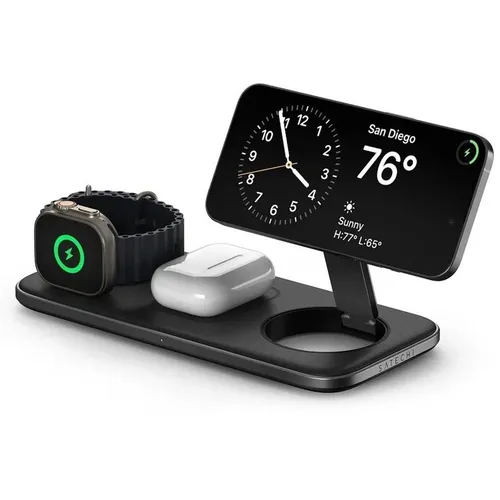 Беспроводное зарядное устройство SATECHI ST-QTPM-EA, USB-C, USB-C, 15Вт, черный