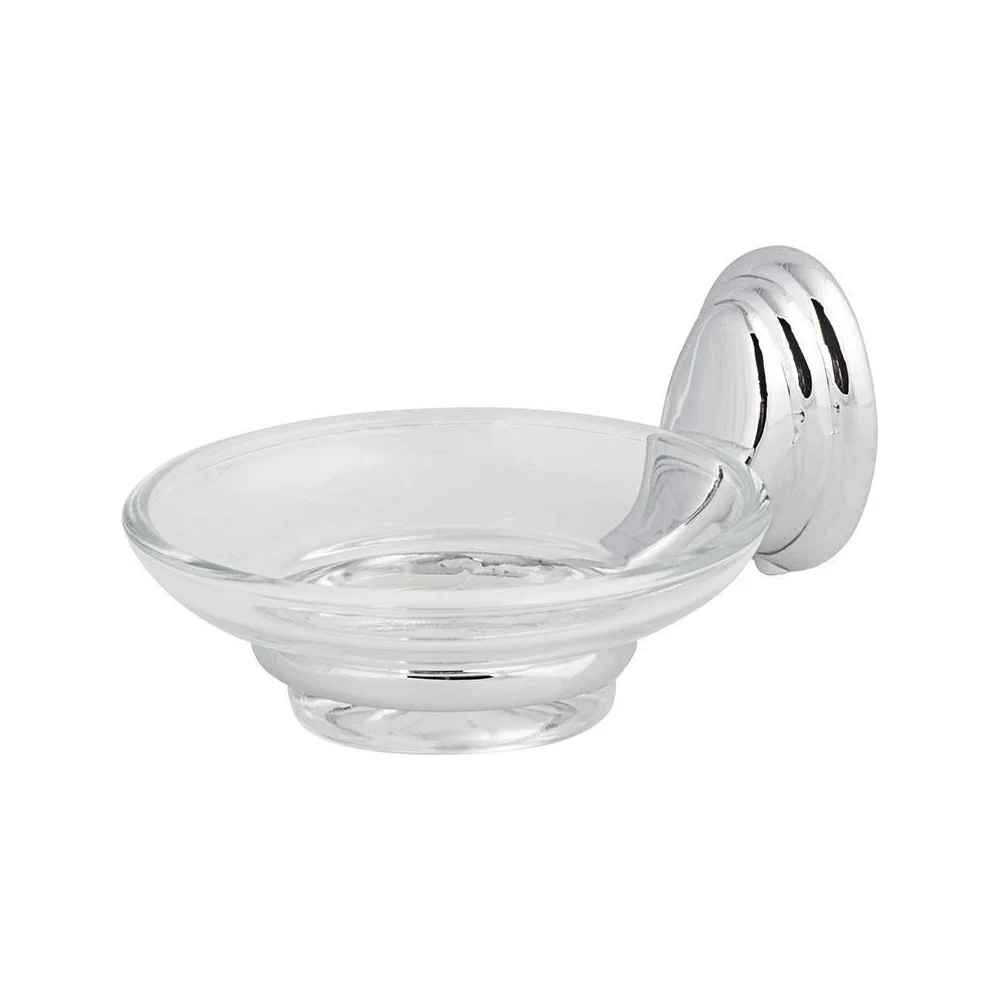 Стеклянная мыльница для ванной FORA NOVAL N036