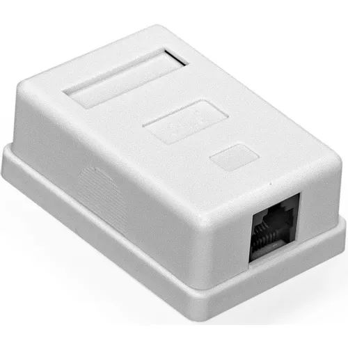 Розетка Exegate SM1-RJ45-C6 RJ-45 (EX292844RUS) наклад. RJ45 кат.6