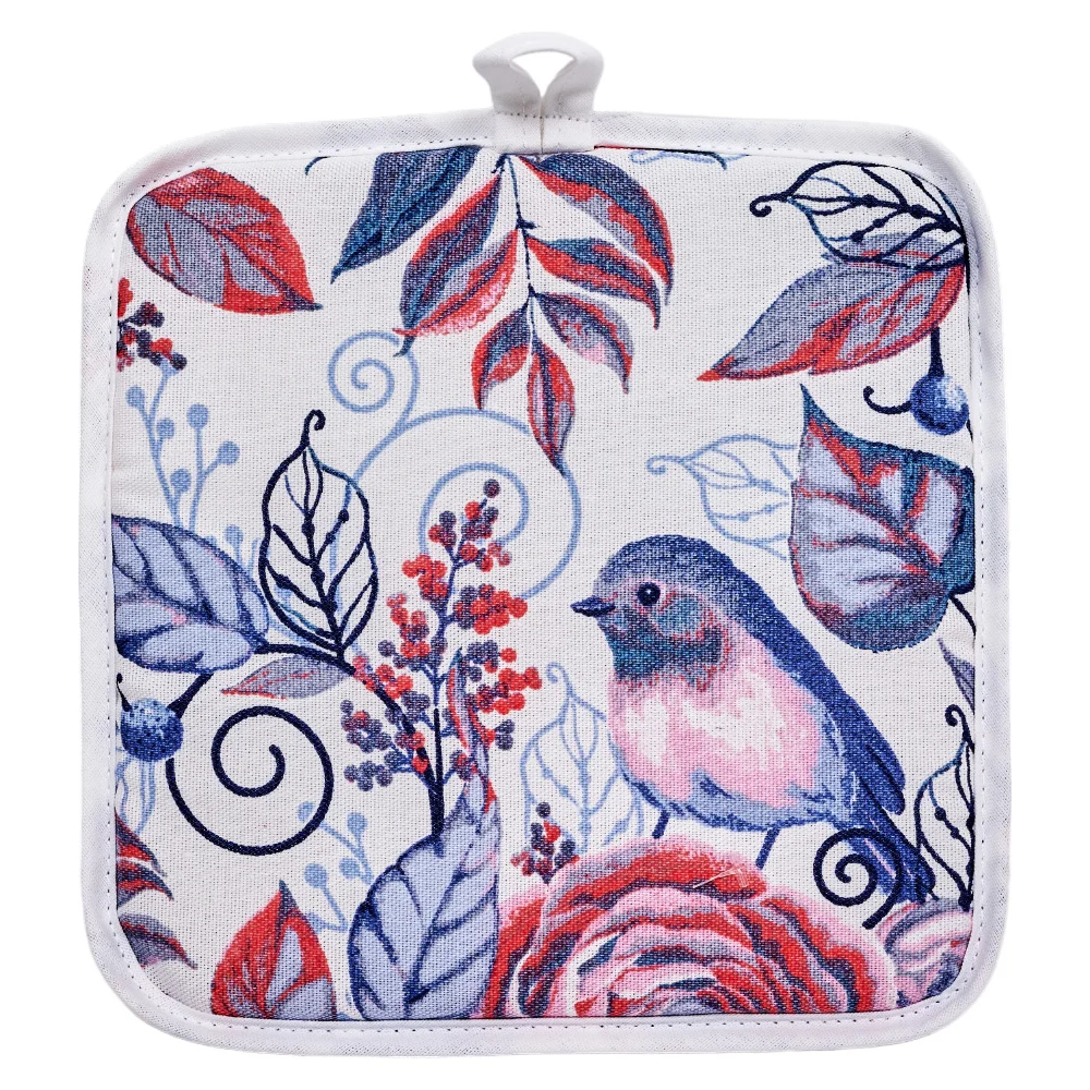 Хлопковая прихватка Verossa Птички серые 757403