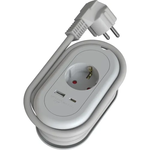 Сетевой фильтр Ritmix RM-211C, 2м, белый