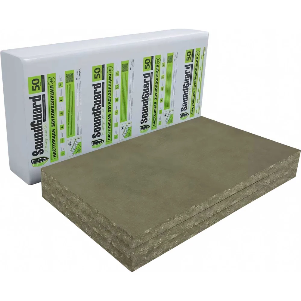 Плита звукопоглощающая Soundguard экоакустик 80 201261