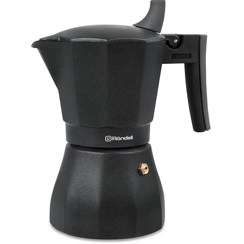 Кофеварка гейзерн. Rondell Kafferro RDA-994 0.45л алюминий темно-серый