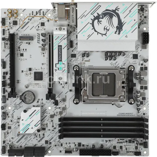 Материнская плата MSI B840M GAMING PLUS WIFI6E, Socket AM5, AMD B840, mATX, Ret