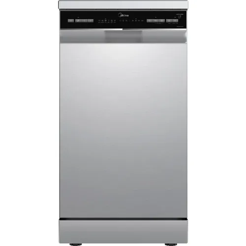Посудомоечная машина Midea MFD45S050S, узкая, напольная, 44.8см, загрузка 9 комплектов, серебристая