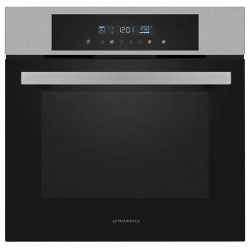 Духовой шкаф электрический MAUNFELD AEOD6063S, 60л, дверца с 3 стеклами, серебристый