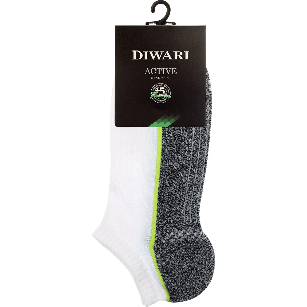 Мужские ультракороткие носки DIWARI ACTIVE 15С-44СП 1001330050050659968