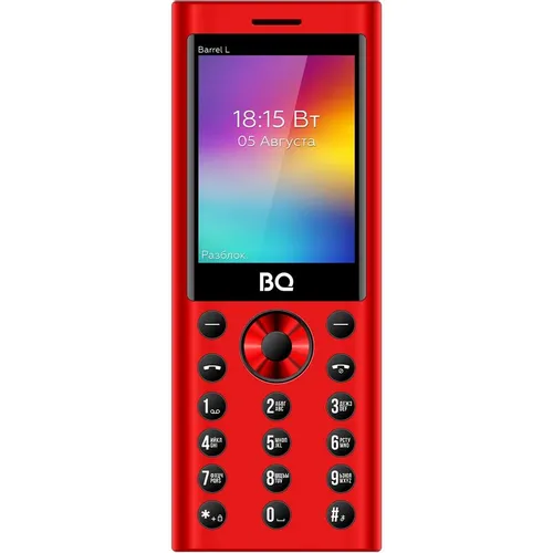 Сотовый телефон BQ Barrel L 2458, красный/черный