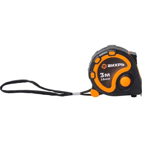 Рулетка строительная Вихрь 73/11/1/1, 3м x16мм
