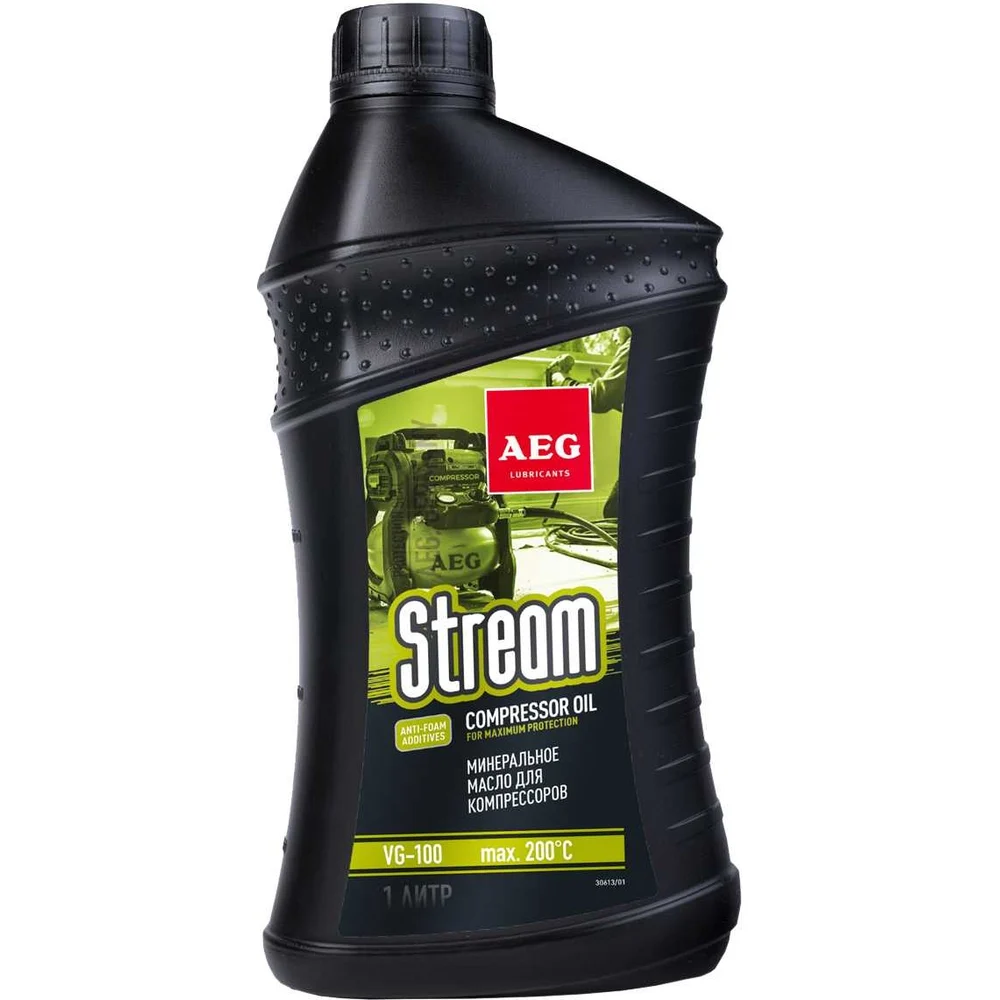 Минеральное компрессорное масло AEG Lubricants Compressor Premium Oil VG-100) 30613