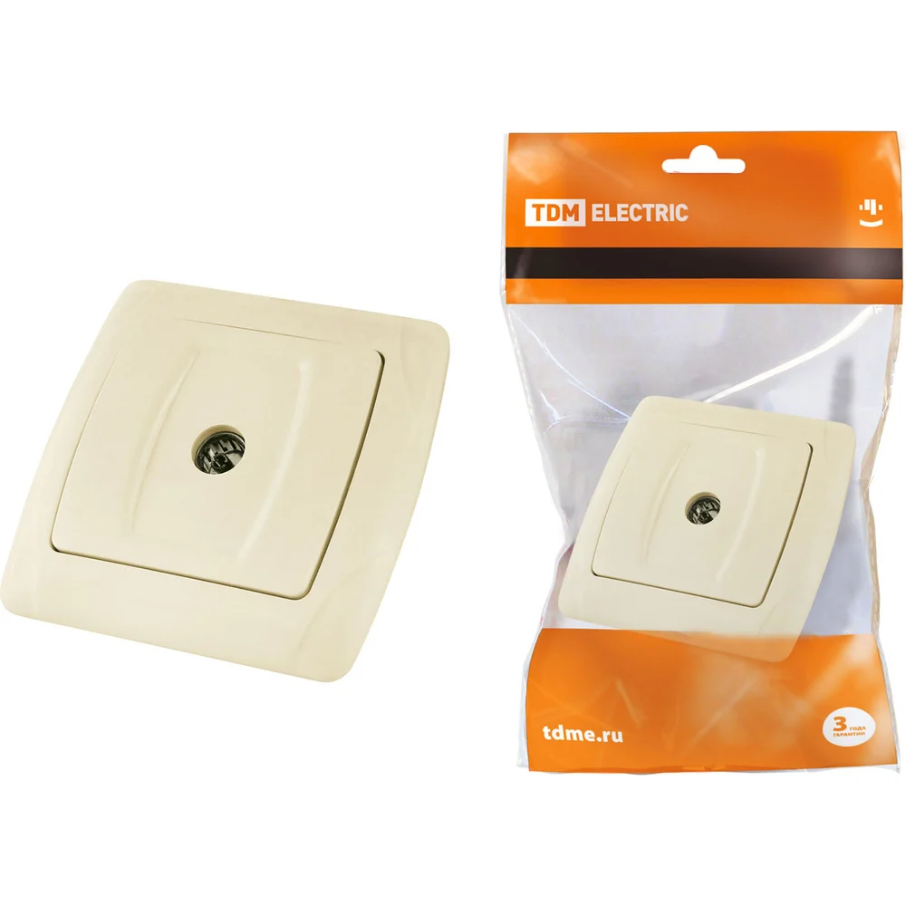 Телевизионная розетка TDM ELECTRIC Онега SQ1805-0052