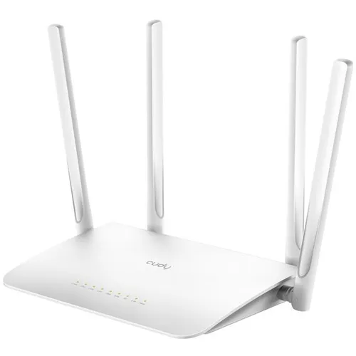 Wi-Fi роутер CUDY WR1300, Wi-Fi 5, AC1200, 2.4/5ГГц, 4 LAN, белый