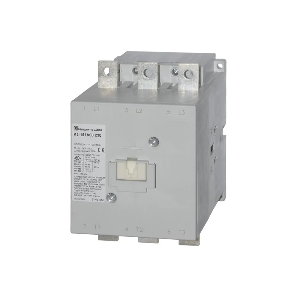 Трехполюсный контактор Benedict K3-151A00 230 PN38919