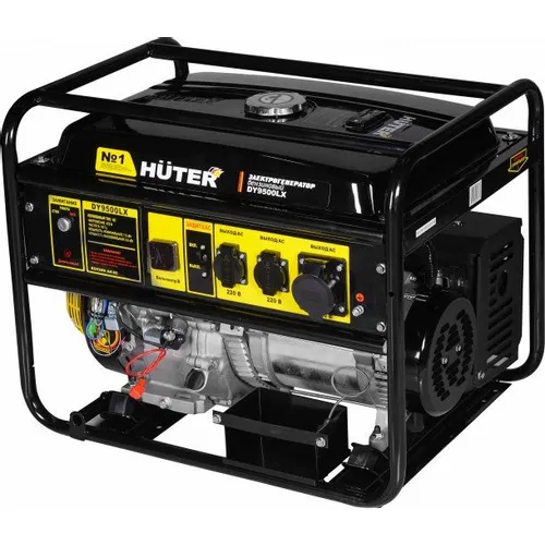 Бензиновый генератор Huter DY9500LX, 220 В, 8кВт [64/1/40]