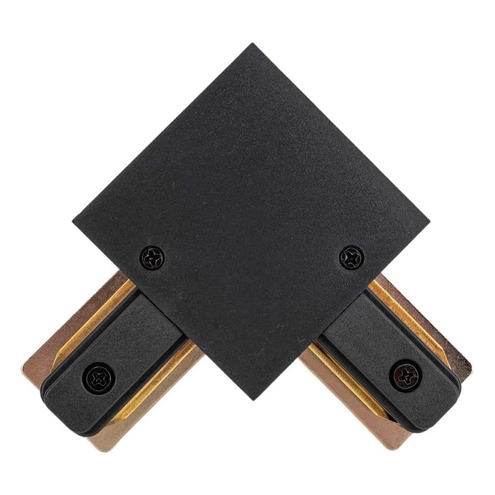 L-образный однофазный соединитель для шинопроводов Volpe R21 BLACK 1 POLYBAG UBX-Q123 UL-00007450