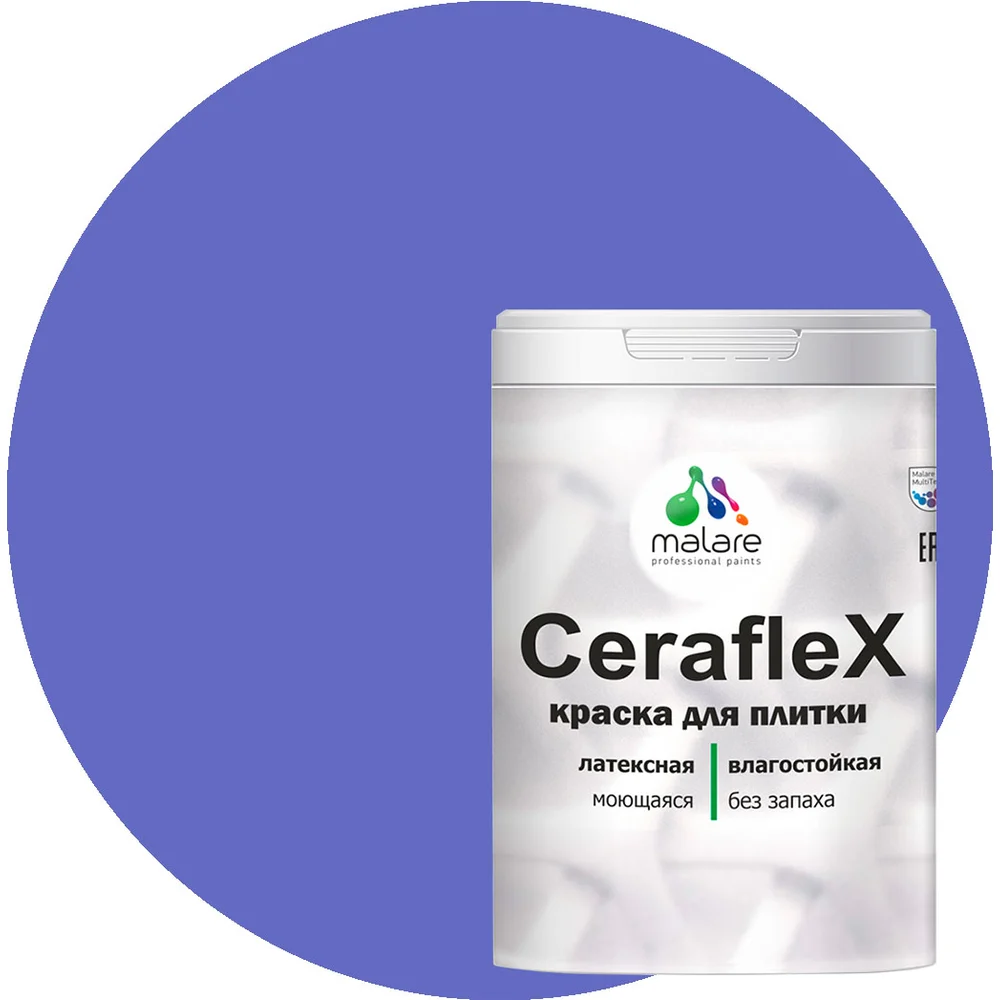Латексная краска для кафельной и керамической плитки MALARE Ceraflex 2036774833498