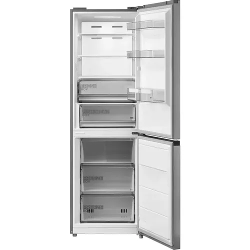 Холодильник двухкамерный Midea MDRB471MGF46O нержавеющая сталь