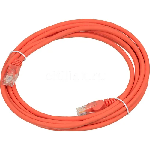 Патч-корд LanMaster вилка RJ-45, вилка RJ-45, кат.5E, LSZH, 3м, оранжевый [lan-pc45/u5e-3.0-or]