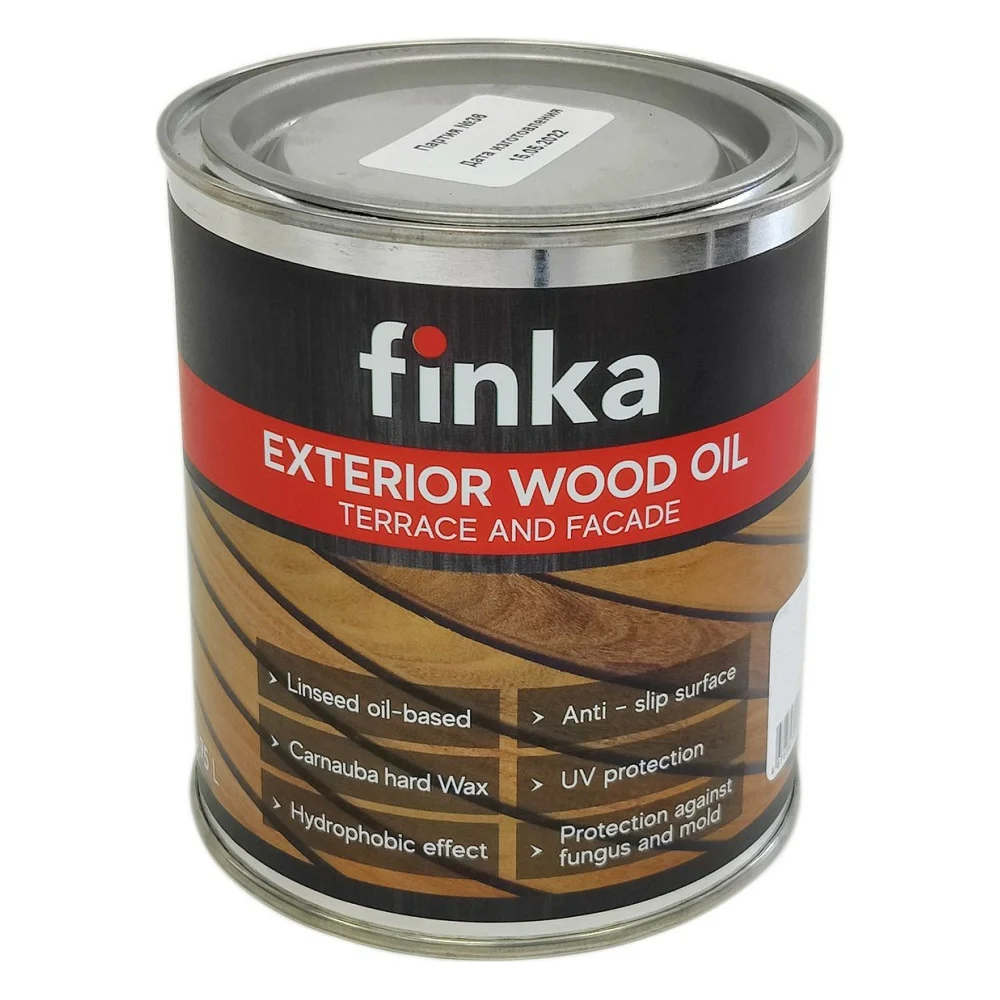 Масло для террас и фасадов Finka Exterior Wood Oil White FO-075WH
