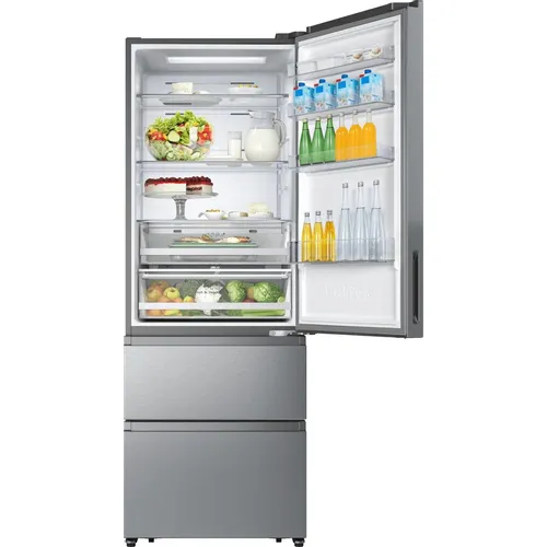 Холодильник двухкамерный Hisense RT641N4ACE Total No Frost, инверторный, серый