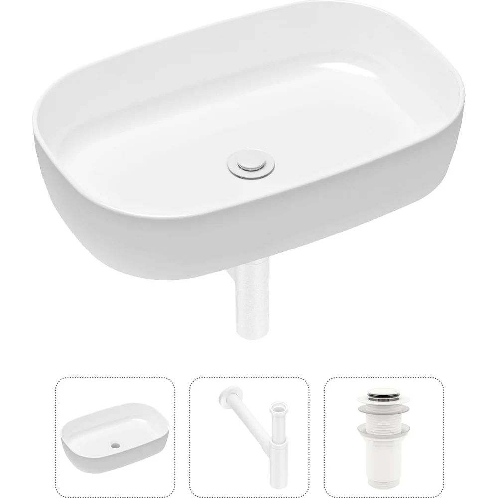 Накладная раковина для ванной Lavinia Boho Bathroom Sink Slim 21520097
