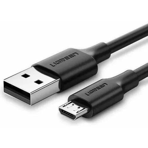 Кабель UGREEN US289, micro USB (m) - USB (m), 1м, 2A, черный [60136]