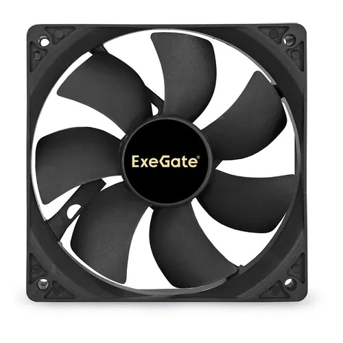 Вентилятор EXEGATE EX283386RUS 120мм, 3-pin, 1850об/мин, 30 дБ, черный, OEM