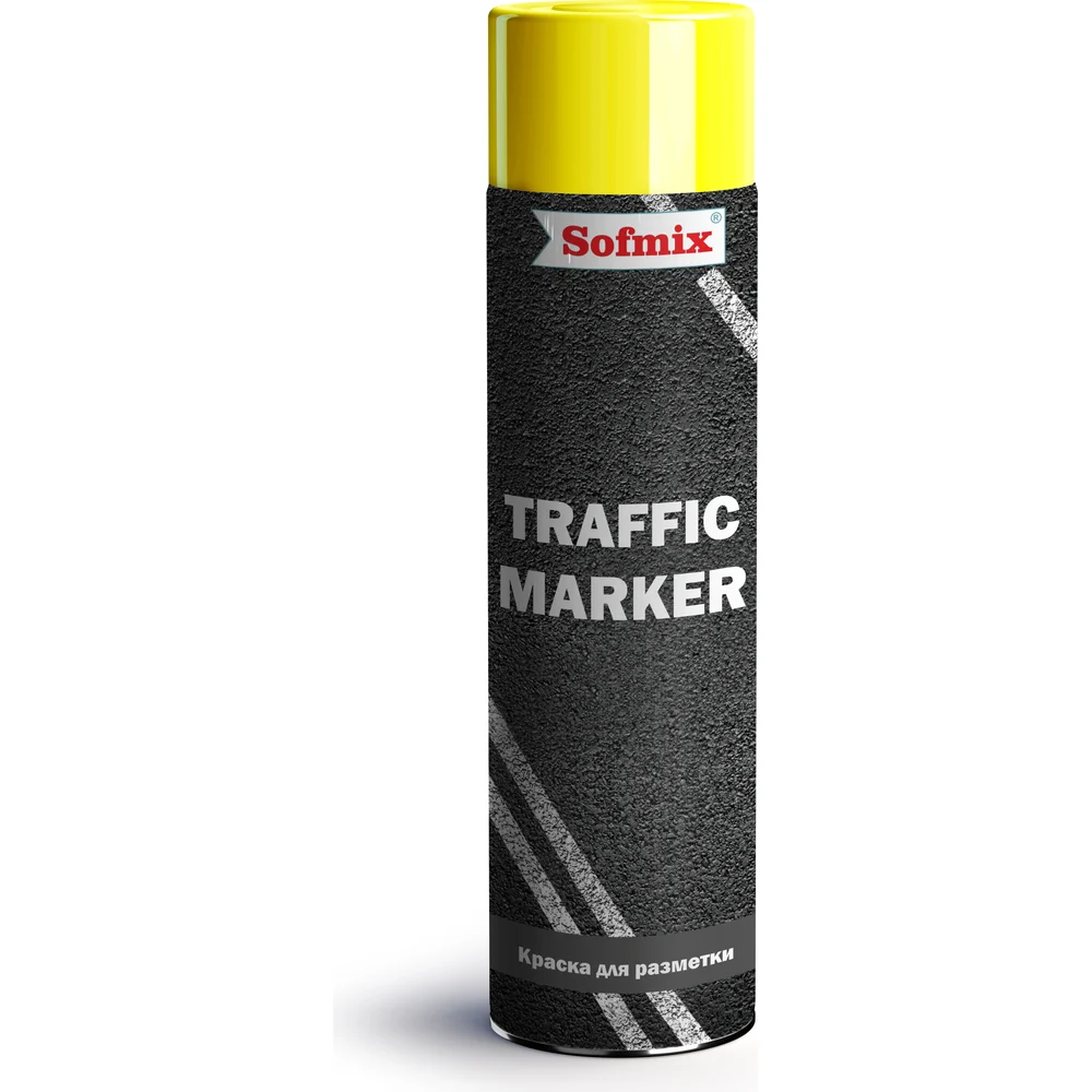Аэрозольная краска для разметки SOFMIX TRAFFIC MARKER 510402