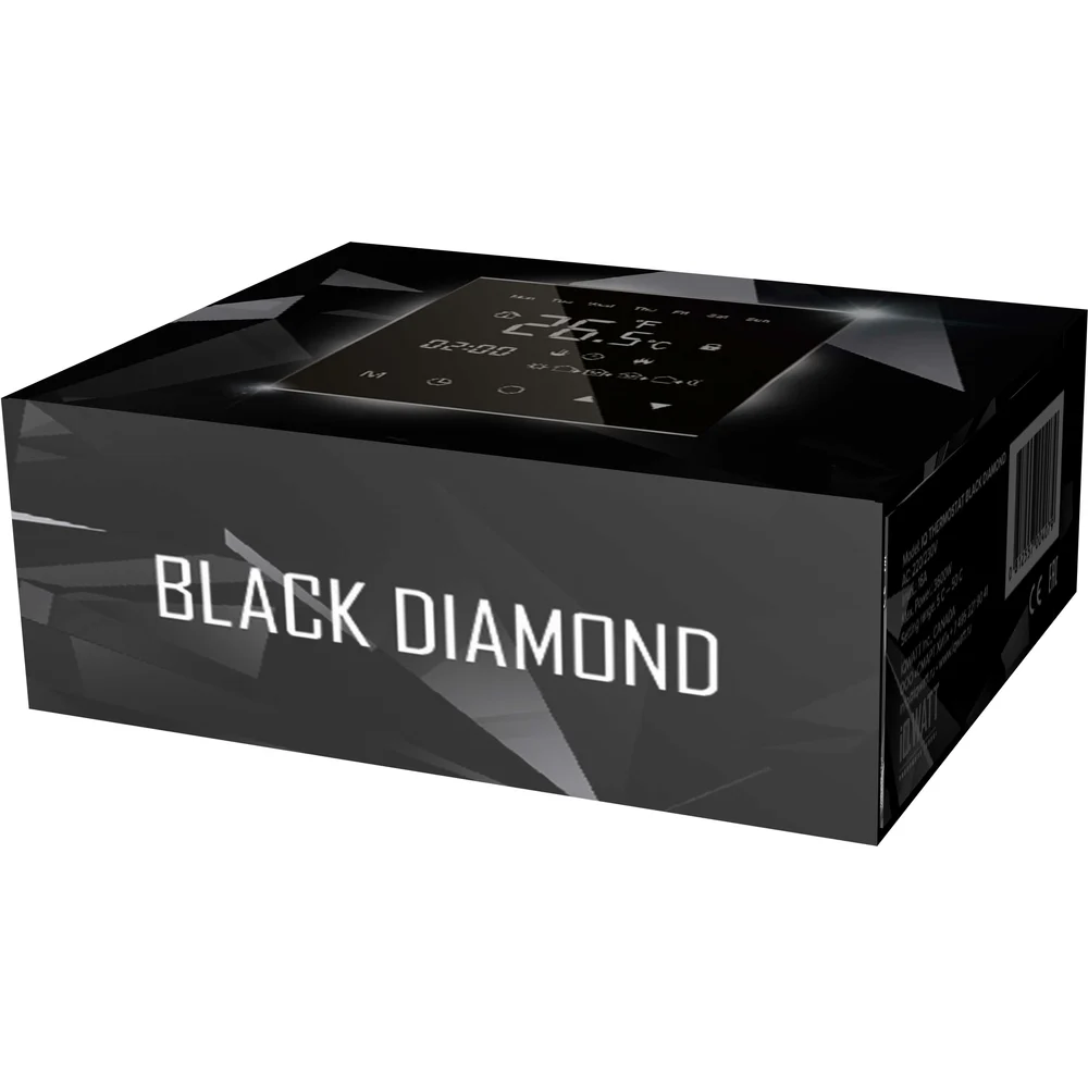 Программируемый терморегулятор для теплого пола IQWATT IQ THERMOSTAT BLACK DIAMOND 407