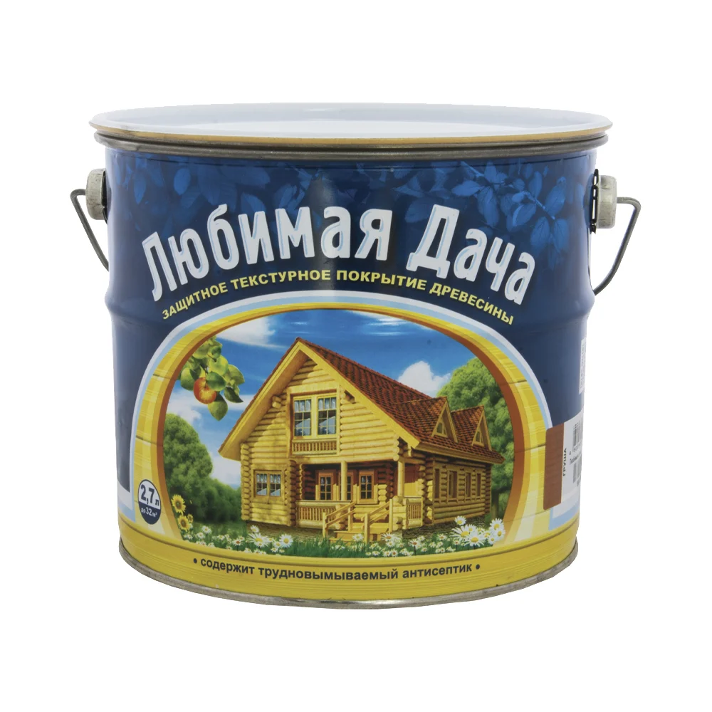 Защитно-декоративное покрытие для древесины ЛЮБИМАЯ ДАЧА Любимая Дача 35270