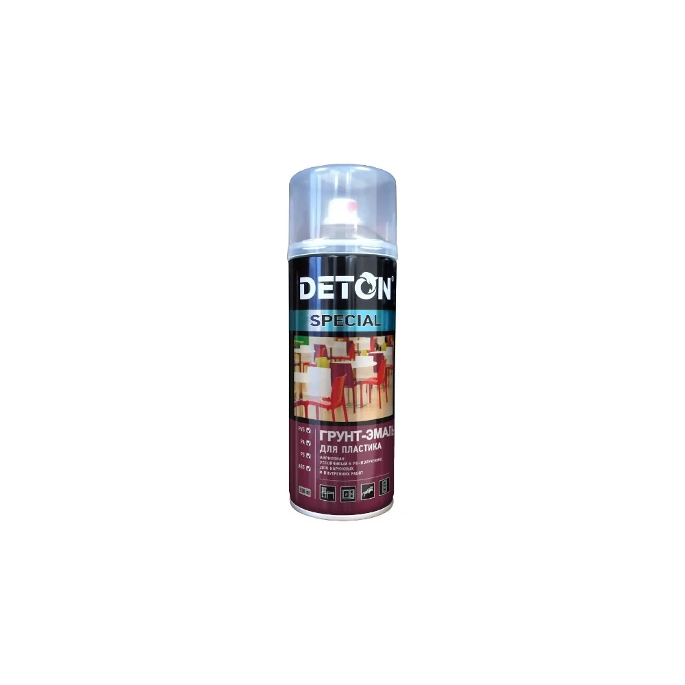Грунт-эмаль для пластика Deton DTN-A07588
