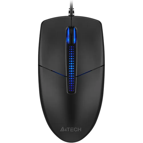 Мышь проводная A4TECH N-530S, оптическая, USB, 1200dpi, черный