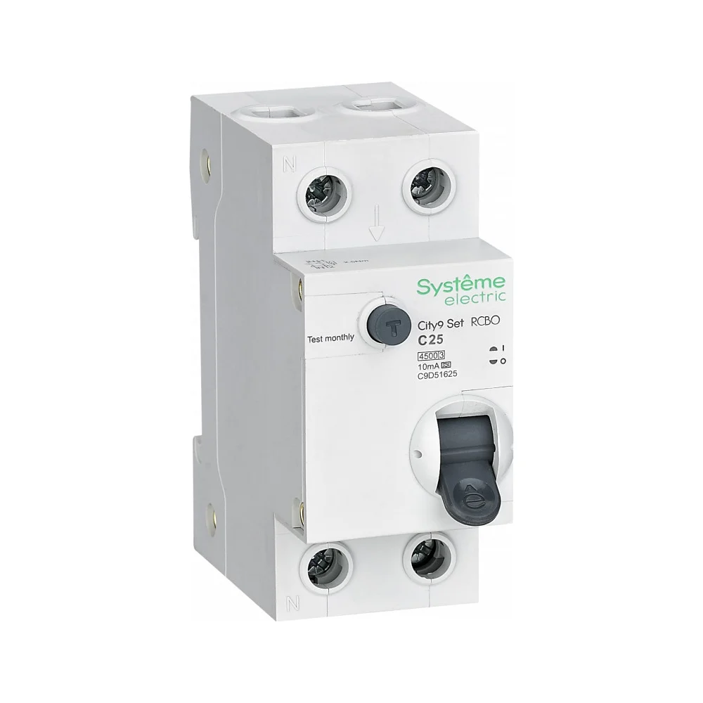 Автоматический выключатель дифференциального тока Systeme Electric City9 set C9D51625