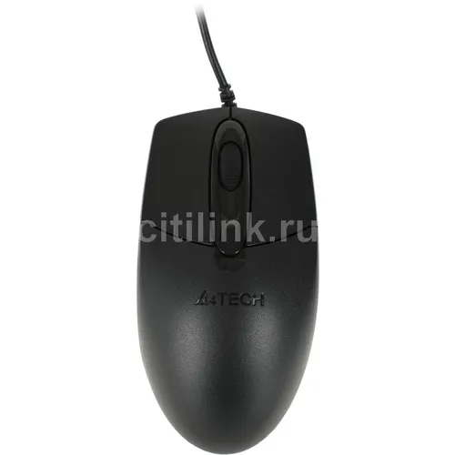 Мышь проводная A4TECH OP-720, оптическая, USB, 1200dpi, черный [op-720 usb (black)]