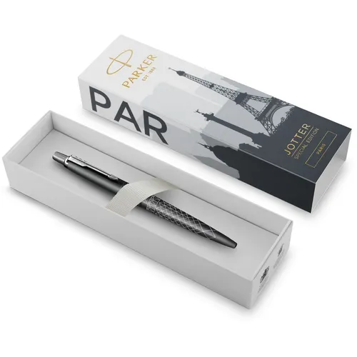 Ручка шариковая Parker Jotter Global Icons SE Paris K179 корп.серый металлик коробка подарочная [2221601]