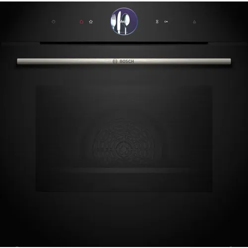 Духовой шкаф электрический Bosch Serie 8 HSG7361B1, 71л, дверца с 3 стеклами, черный