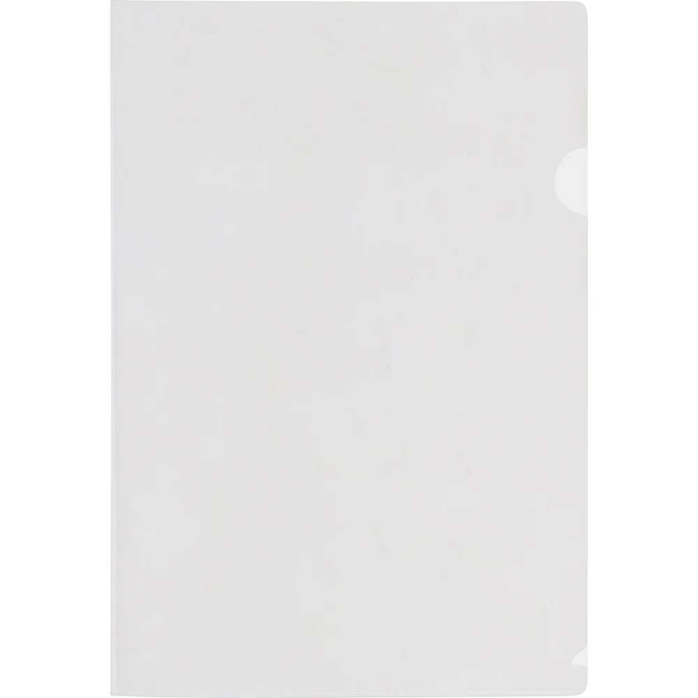 Папка уголок Flexoffice FO-CH04 CLEAR