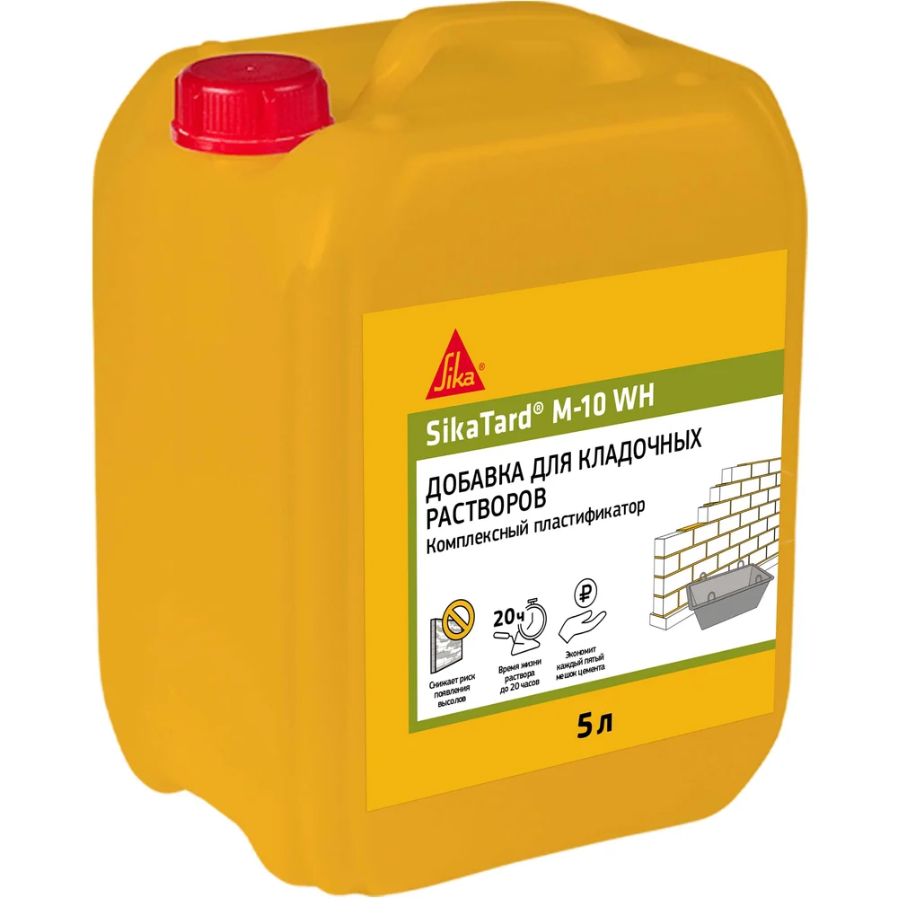 Комплексный пластификатор для кладочных растворов SIKA Tard M-10 WH 670396