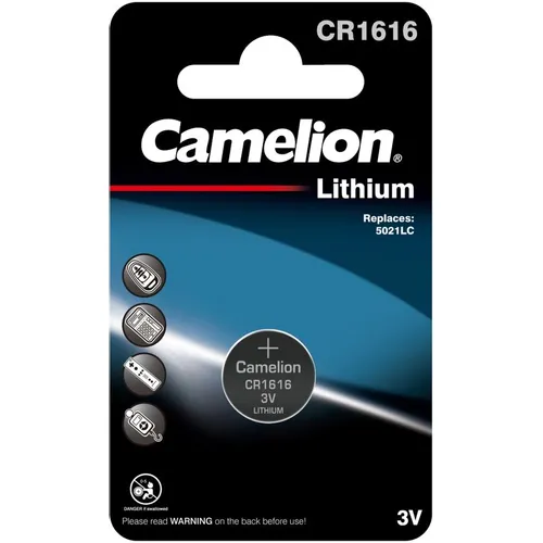 CR1616 Батарейка CAMELION Lithium CR1616-BP1, 1 шт.