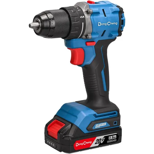 Дрель-шуруповерт DONGCHENG DCJZ2060, 2Ач, с двумя аккумуляторами [dcjz2060(type am)]