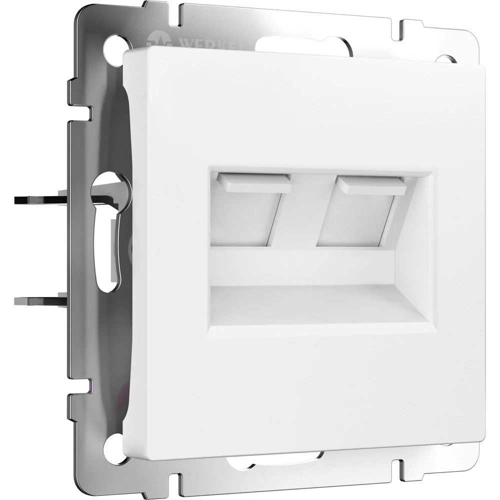 Двойная розетка WERKEL ethernet rj-45 a062408