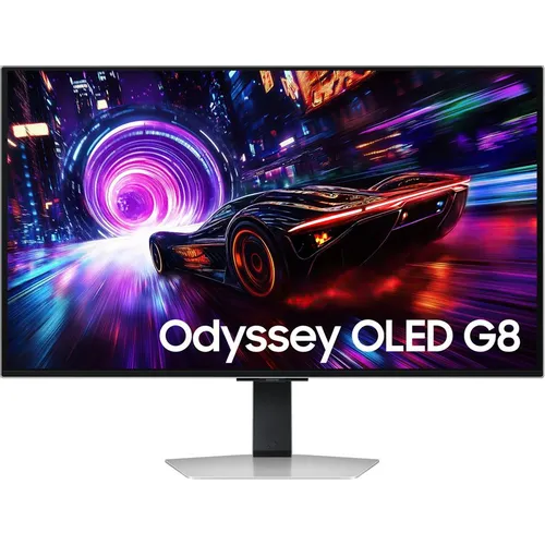 32" Монитор Samsung Odyssey OLED G8 LS32FG812SIXCI, 3840x2160, OLED, 240Гц, 2хHDMI, 1хDP, серебристый