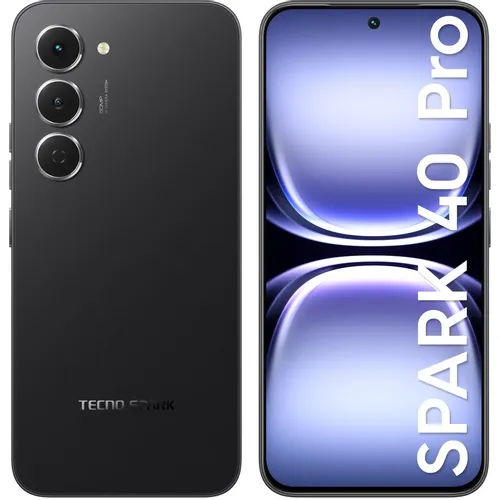 6.78" Смартфон TECNO Spark 40 Pro 8/256Gb, NFC, AMOLED, 144Гц, 5200мAч, черный