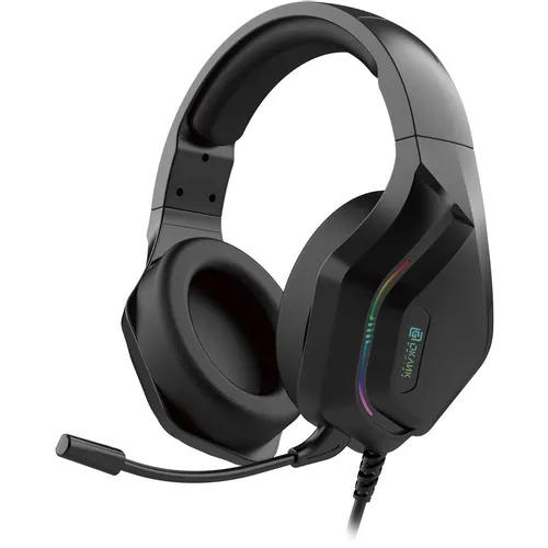 Гарнитура игровая Oklick HS-L600G, для компьютера, мониторные, проводные, черный [1939588]